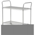 thumbnail image 1 of Nexel Industries 2448P2CB 2 Shelf Utility Cart-Polyurethane Casters in Chrome Finish- Chrome - 24 x 48 in., 1 of 1
