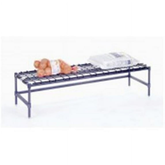 Nexel Industries DR1848Z Heavy Duty Dunnage Rack- Poly-Z-Brite - 18 x 48 x 14 in.
