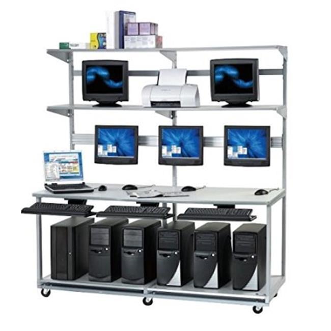 Nexel Industries LS24 Computer Lan Work Station - 24 x 30 x 74 in ...