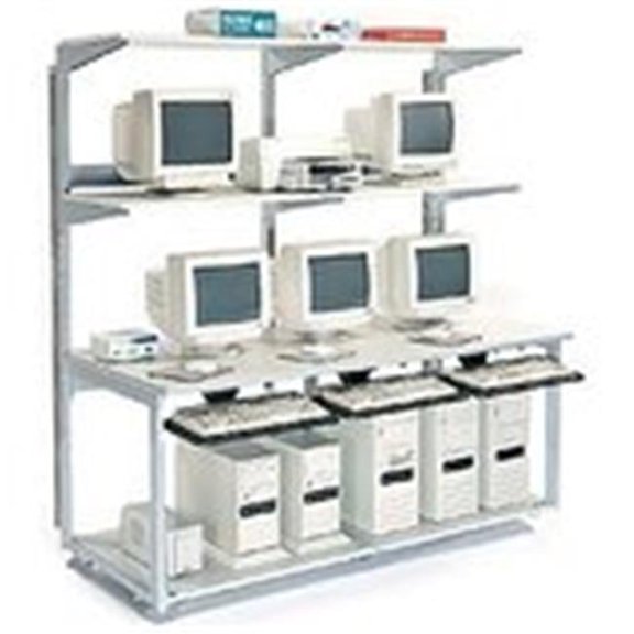 Nexel Industries LS30 Computer Lan Work Station - 48 x 30 x 74 in.