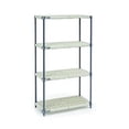 thumbnail image 1 of Nexel Industries PM18486N Nexelite Plastic Mat Starter Shelf Unit - 18 x 48 x 63 in., 1 of 1