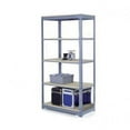 thumbnail image 1 of Nexel Industries RLX445L 24 x 48 x 60 in. 4 Shelf White Melamine Laminate Rivet Lock Shelving Unit, 1 of 1
