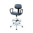 thumbnail image 1 of Nexel Industries SCL22GY 20-24 Adjustable Height Swivel Chair with Loop Arms, Gray, 1 of 1