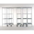 thumbnail image 1 of Nexel Industries STM744B Stainless Steel Space-Trac Shelving System- Black - 76 x 24 in., 1 of 1