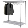 thumbnail image 1 of Nexel Industries  Two Shelf Garment Floor Rack- Poly-Z-Brite - 24 x 48 x 63 in., 1 of 1