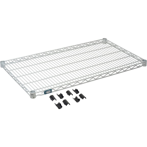 Nexel Nexelate Wire Shelf w/Clips, 36"W x 21"D