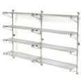 thumbnail image 1 of Nexel Poly-Green Wall Mount Wire Shelving, 48"W x 24"D x 63"H 4-Shelf Add-On, 1 of 3
