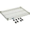 thumbnail image 1 of Nexel Poly-Z-Brite Wire Shelf w/Clips, 24"W x 18"D, 1 of 3