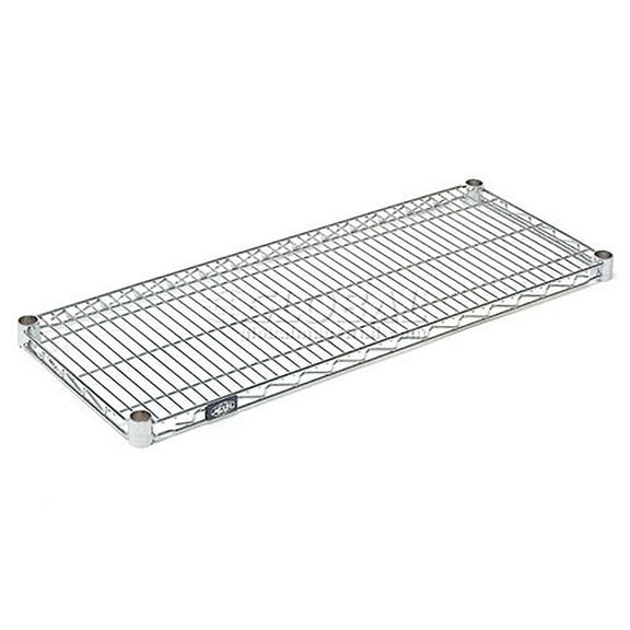 Nexel S1260C 60"W x 12"D Chrome Wire Shelf, Steel, 600 Lbs Capacity