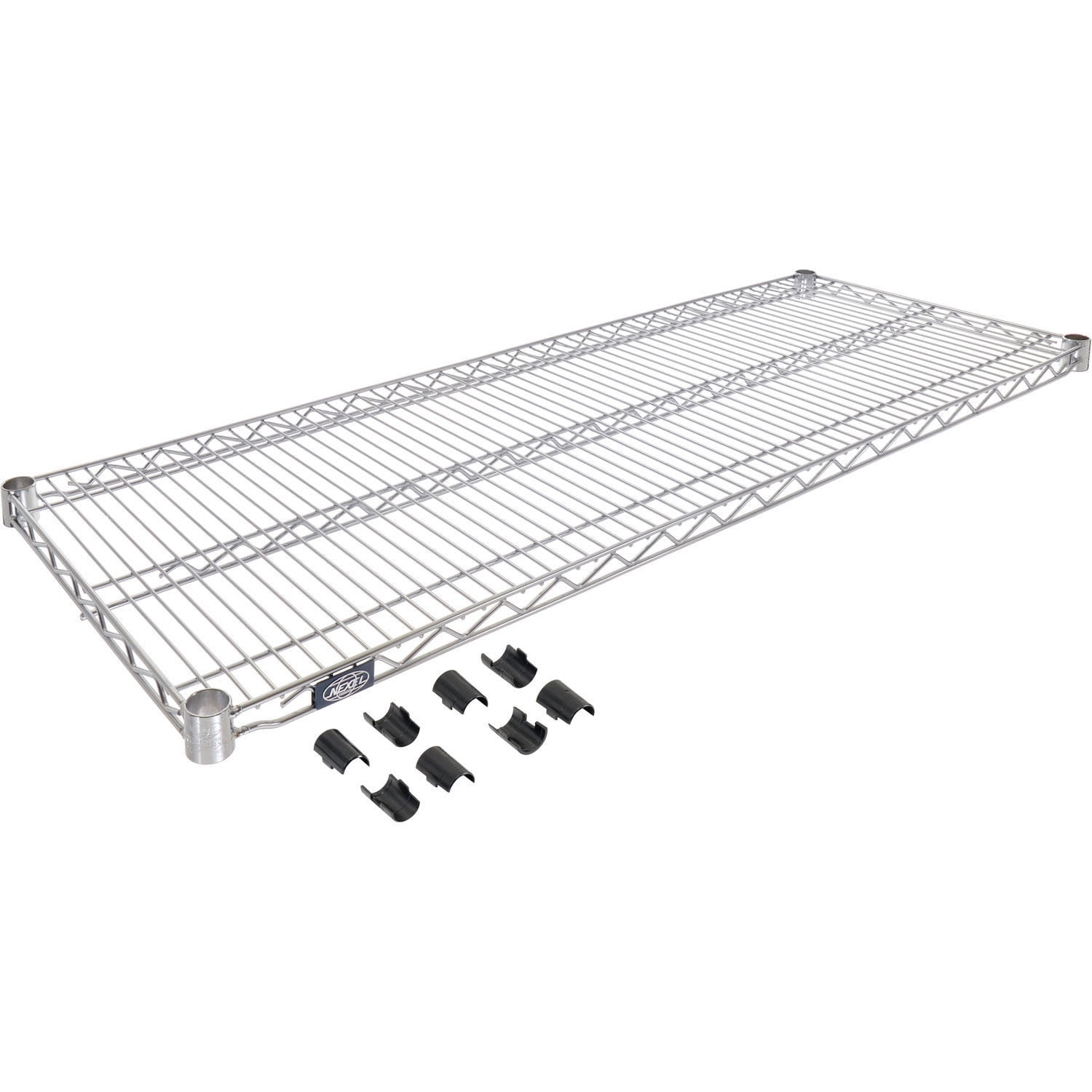 Nexel S2124S Stainless Steel Wire Shelf 24""W x 21""D - Walmart.com