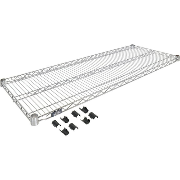 Nexel S3648S Stainless Steel Wire Shelf 48""W x 36""D
