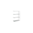 thumbnail image 1 of Nexel Stainless Steel, 5 Tier, Wire Shelving Add-On Unit, 54"W x 21"D x 63"H, 1 of 3