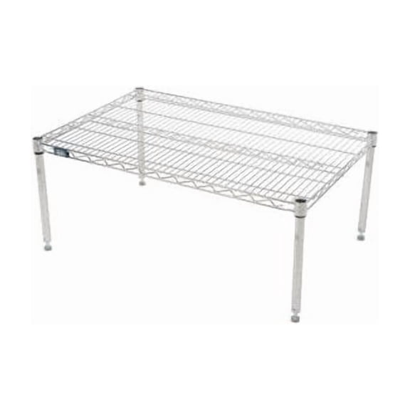 Nexel Chrome Wire Dunnage Rack - 36""W x 21""D x 14""H