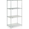 thumbnail image 1 of Nexel Wire Shelving, Poly-Z-Brite, 36"W X 24"D X 74"H, 1 of 4