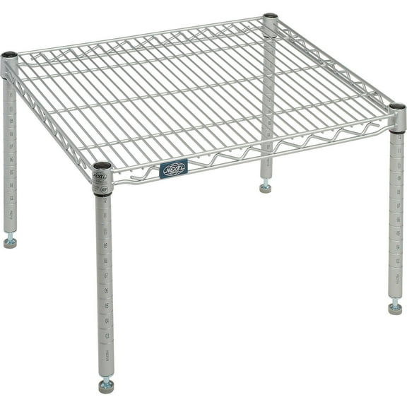Global Industries B2274459 Nexel Silver Epoxy Wire Shelf Platform, 24 x 21 in.