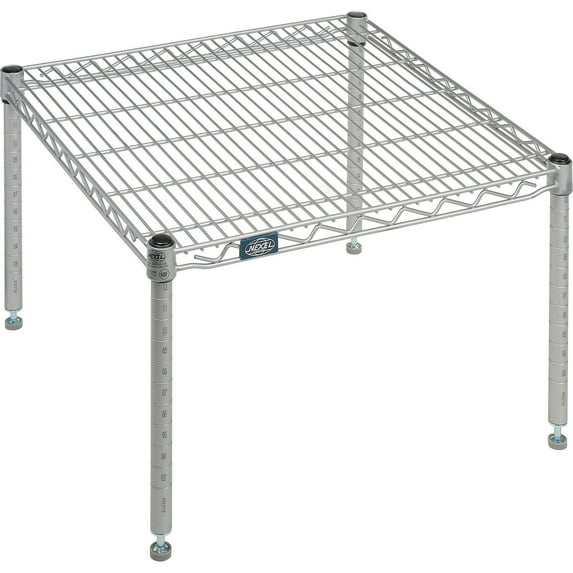 Global Industries B2274451 Nexel Silver Epoxy Wire Shelf Platform, 24 x 24 in.