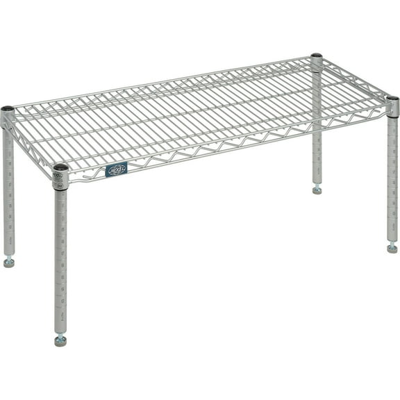 Global Industries B2274463 Nexel Silver Epoxy Wire Shelf Platform, 36 x 14 in.