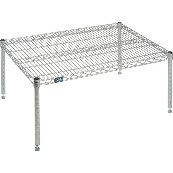 Global Industries B2274453 Nexel Silver Epoxy Wire Shelf Platform, 36 x 24 in.