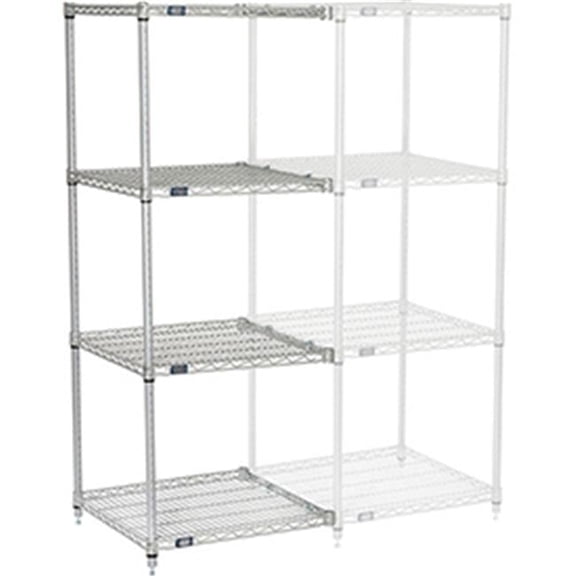 Nexelate Wire Shelving Add-On, 24 x 24 x 63 in.