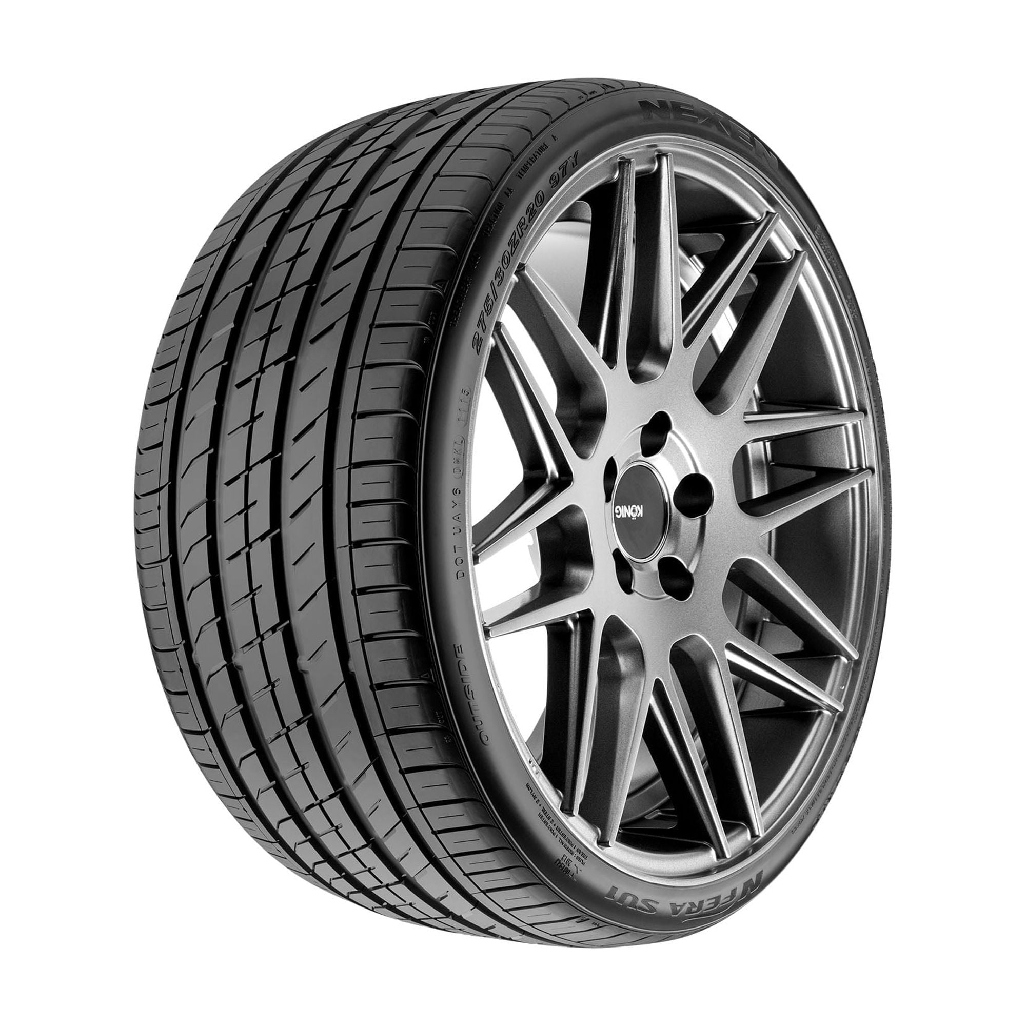 Nexen N'Fera SU1 245/35R20 95Y Ultra High Performance Summer Tires w/Warranty 13515NXK / 245/35/20 / 2453520 Fits: 2017-19 Mercedes-Benz E300 4Matic, 2010-16 BMW 528i Base