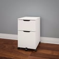 thumbnail image 1 of Nexera 2 Drawers Vertical Wood Composite Filing Cabinet, White, 1 of 5