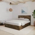 thumbnail image 1 of Nexera Nocce Storage Bed with Plank Effect Headboard, Truffle, 1 of 8