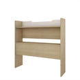 thumbnail image 1 of Nexera Bookcase Headboard, Twin|Natural Maple & White, 1 of 3