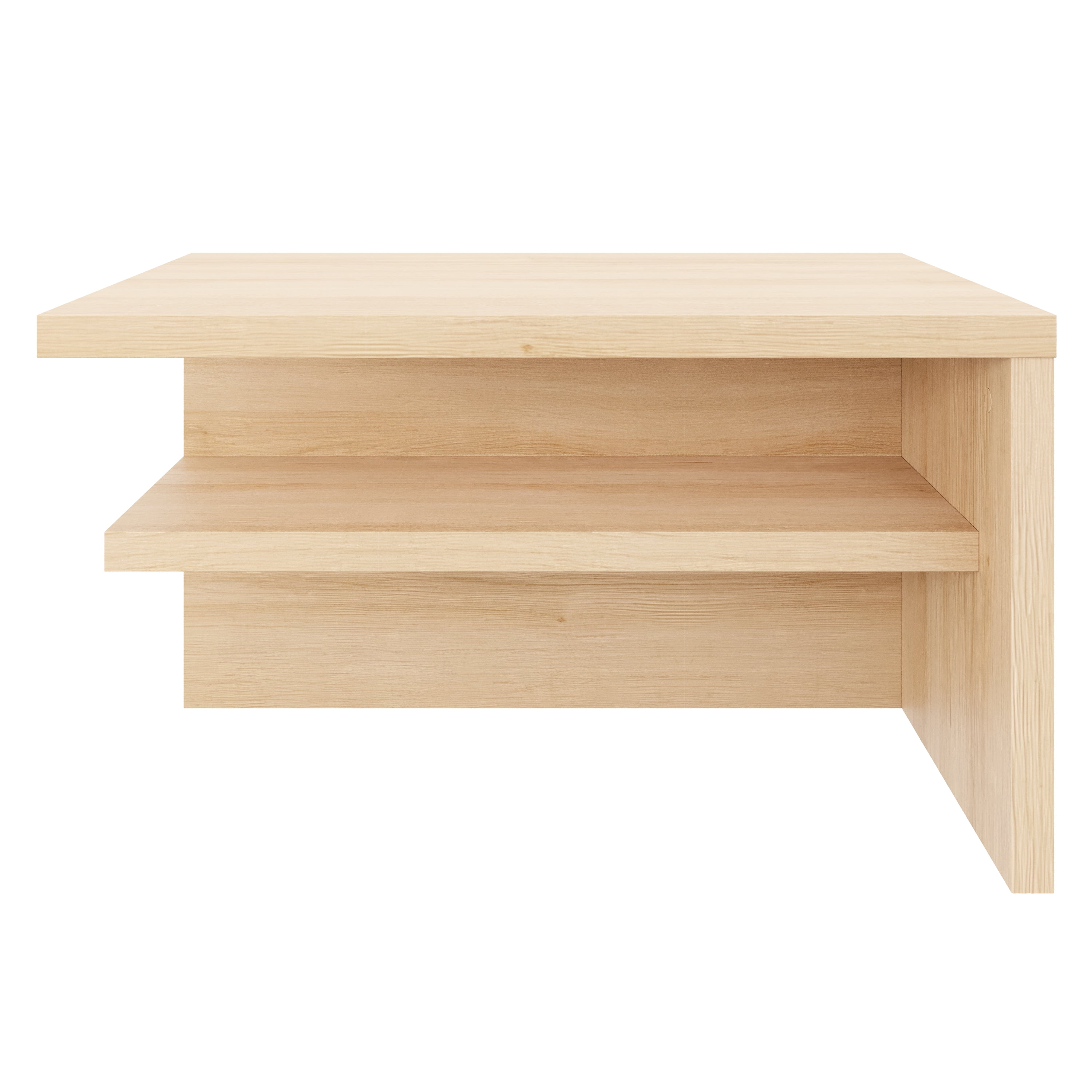 Nexera Camden Extension Nightstands Set of 2, Natural Blonde Oak