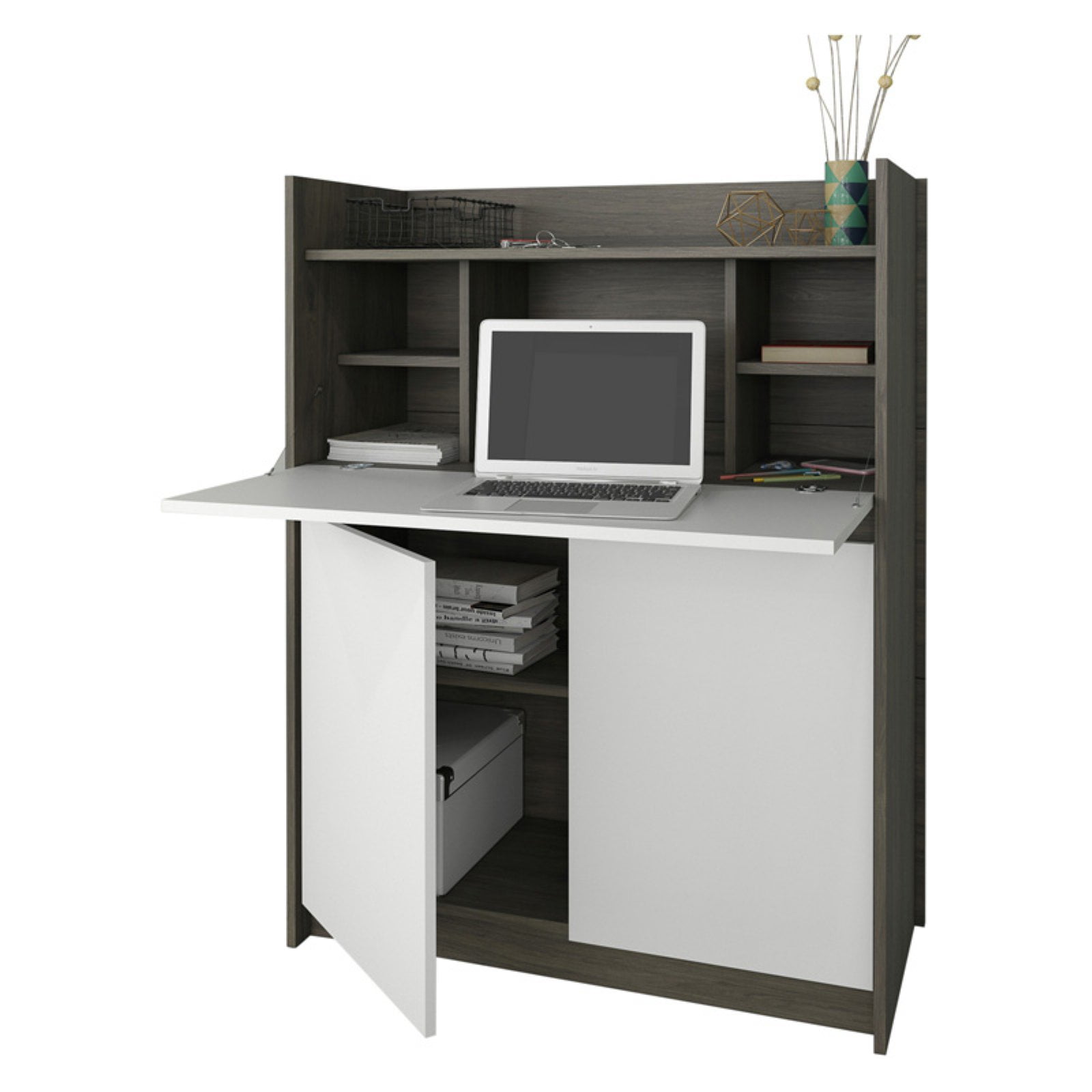 Nexera Chrono Secretary Desk Walmart