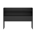 thumbnail image 1 of Nexera Hunter Full Size Bookcase Headboard, Black, 1 of 6
