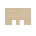 thumbnail image 1 of Nexera James Full Size Panel Headboard, Natural Blonde Oak, 1 of 7