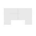 thumbnail image 1 of Nexera James Queen Size Panel Headboard, White Woodgrain, 1 of 6
