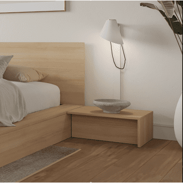 Nexera Kanso Nightstands Set of 2, Natural Blonde Oak
