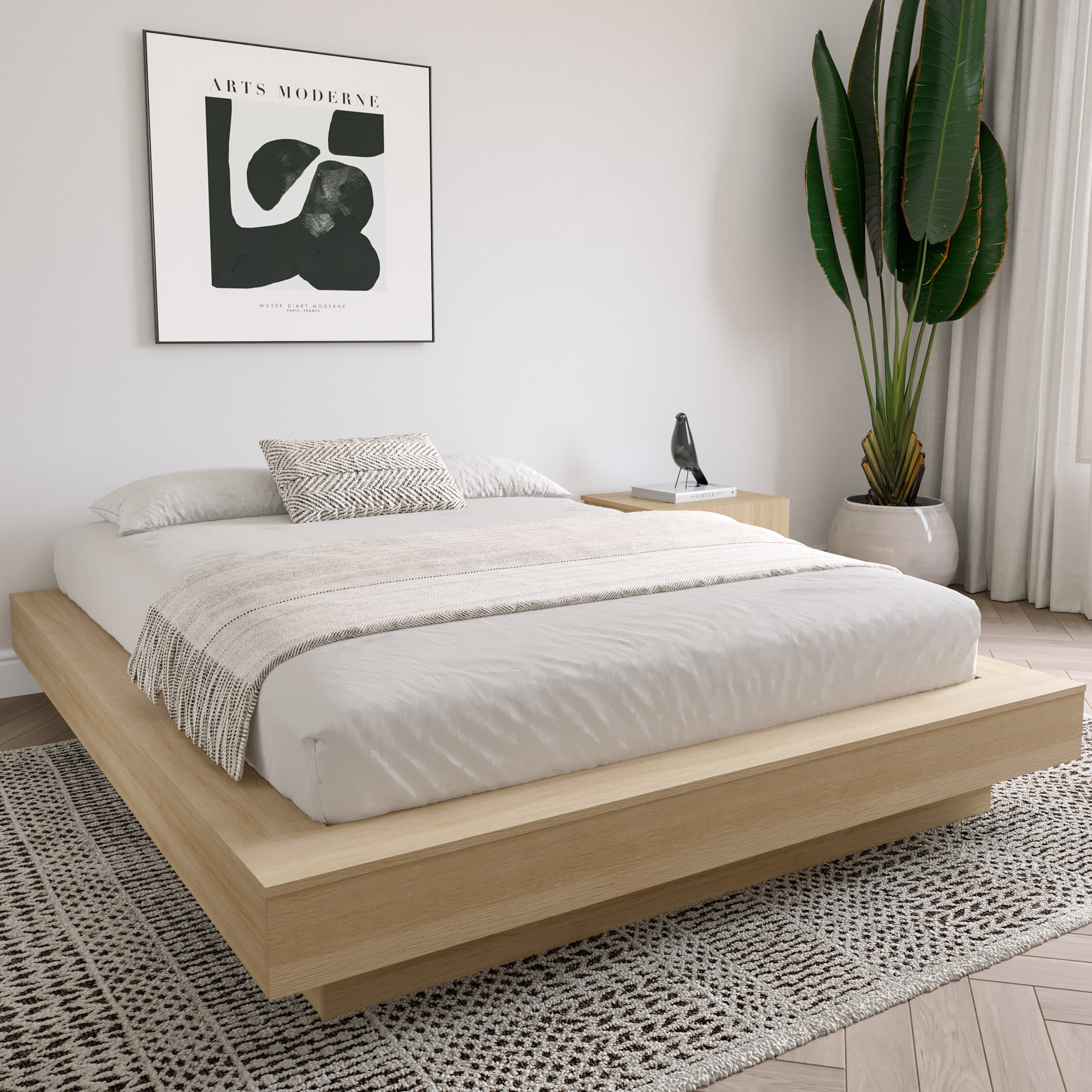 Nexera Marconi Platform Bed Frame