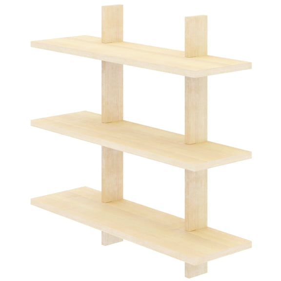 Nexera Modular Wall Shelving System, Birch