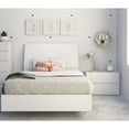 thumbnail image 1 of Nexera Paris 3 Piece Bedroom Set, White, 1 of 7