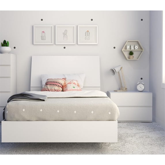 Nexera Paris 3 Piece Bedroom Set, White