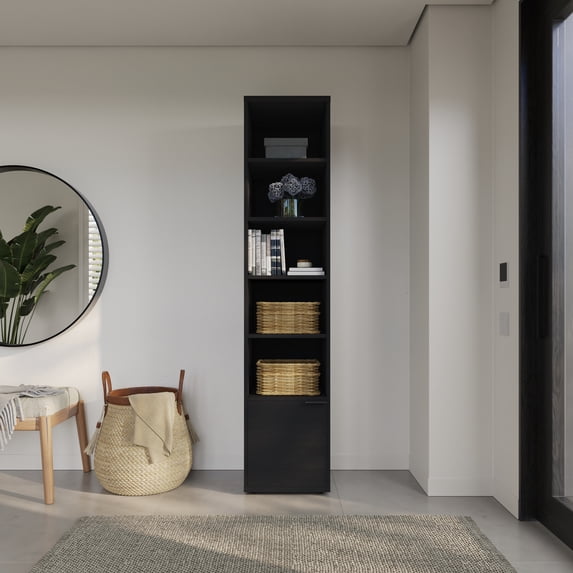 Nexera Porto Storage Cabinet, Black