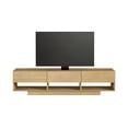thumbnail image 1 of Nexera Rustik TV Stand for TVs up to 80 inches, Golden Maple, 1 of 6
