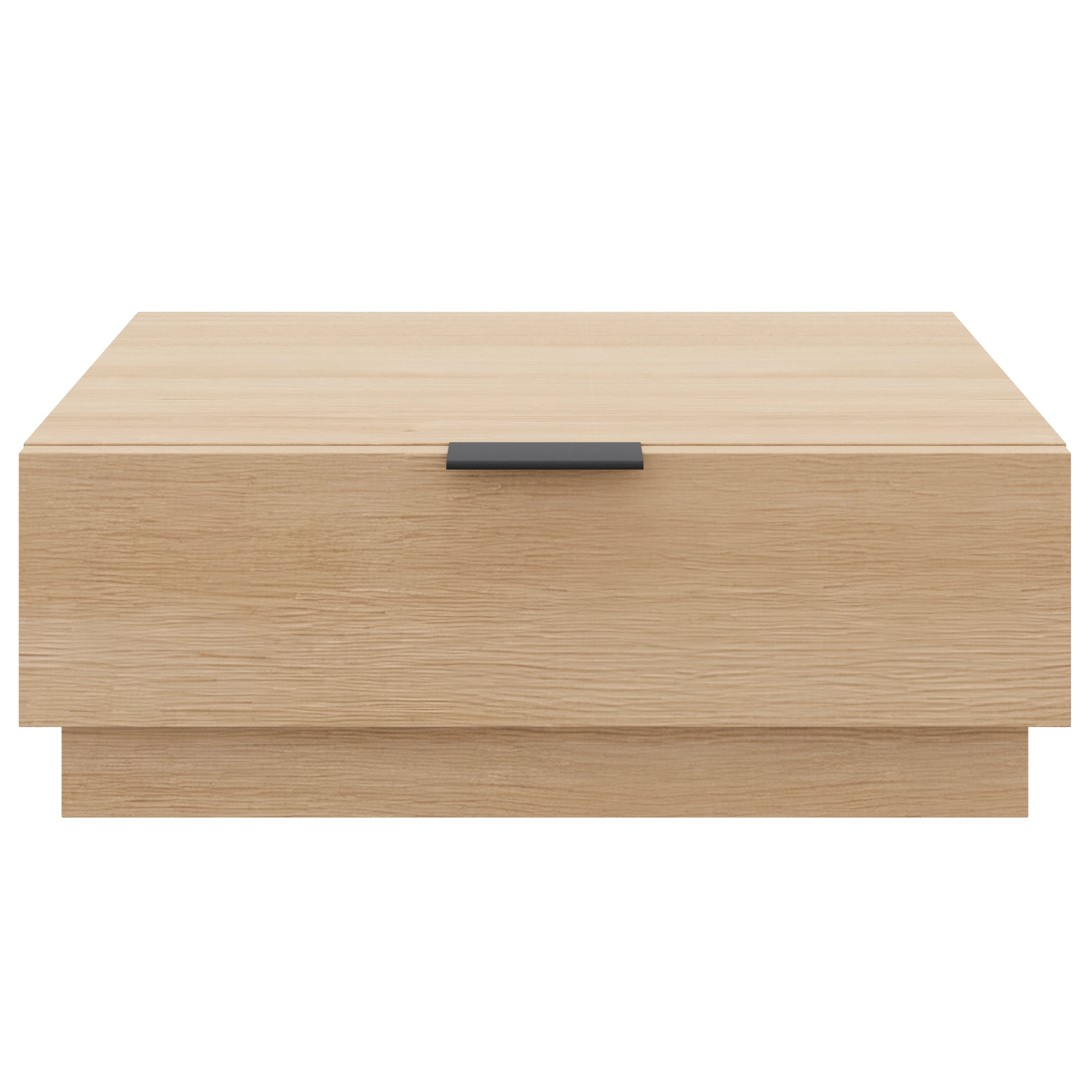 Nexera Satori 1 Drawer Nighstand, Set of 2, Natural Blonde Oak