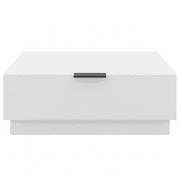 Nexera Satori 1 Drawer Nightstand Set of 2, White Woodgrain