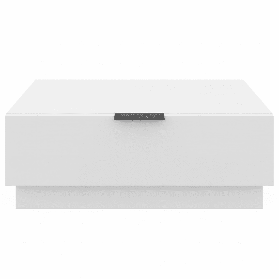 Nexera Satori 1 Drawer Nightstand Set of 2, White Woodgrain