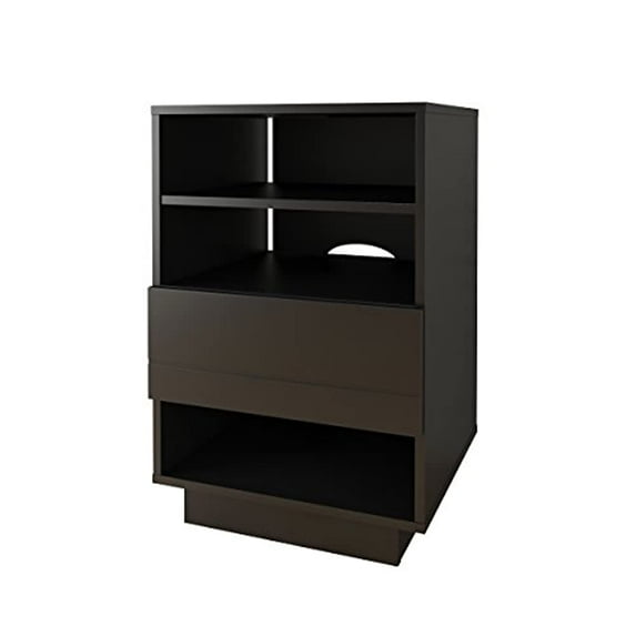 Nexera Stereo1 Drawer Audio Cabinet, Black