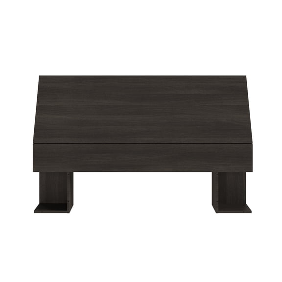 Nexera Storage Headboard, Queen|Ebony