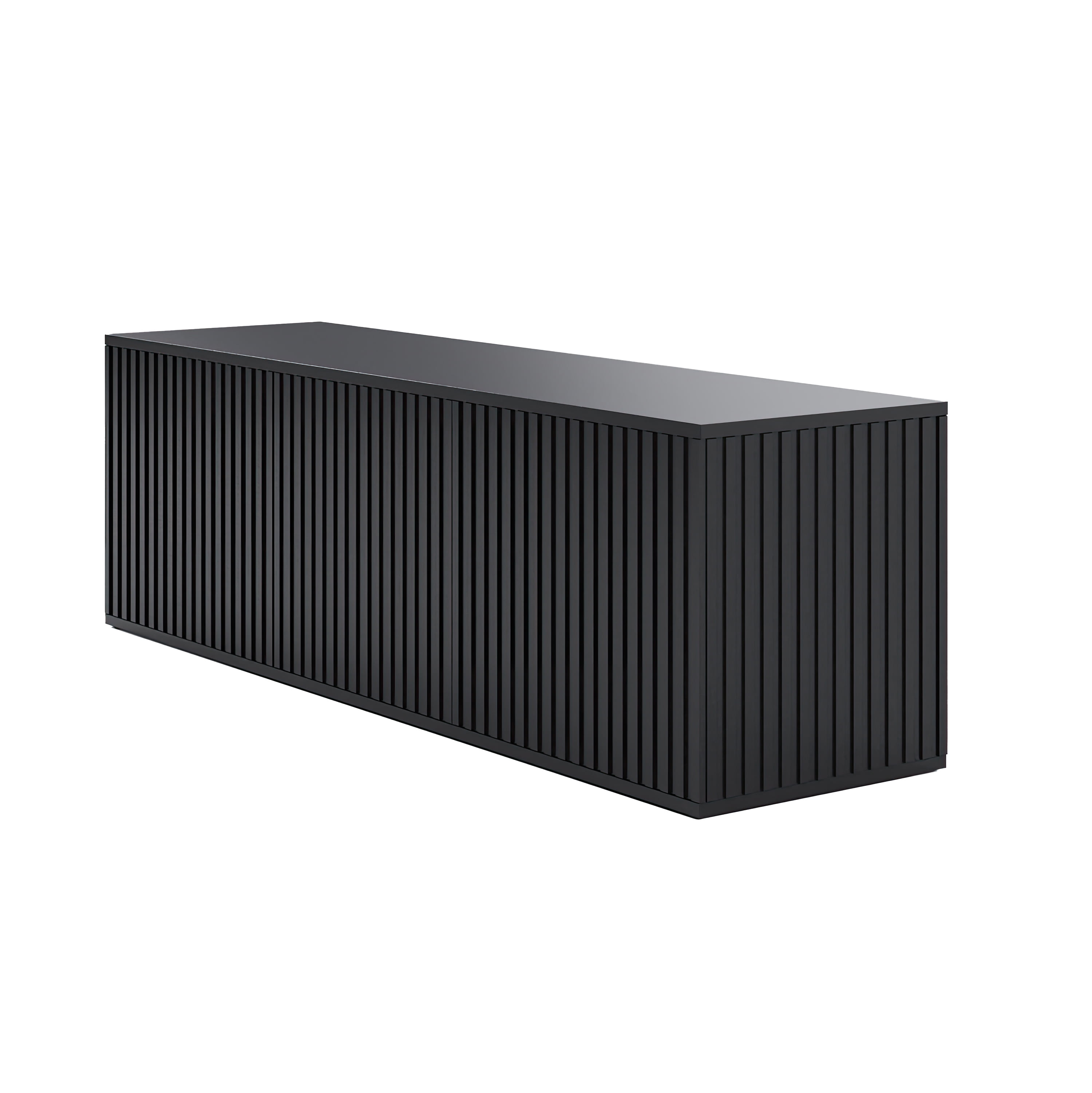 Nexera Trelisse TV Stand for TVs up to 60 inches, Black
