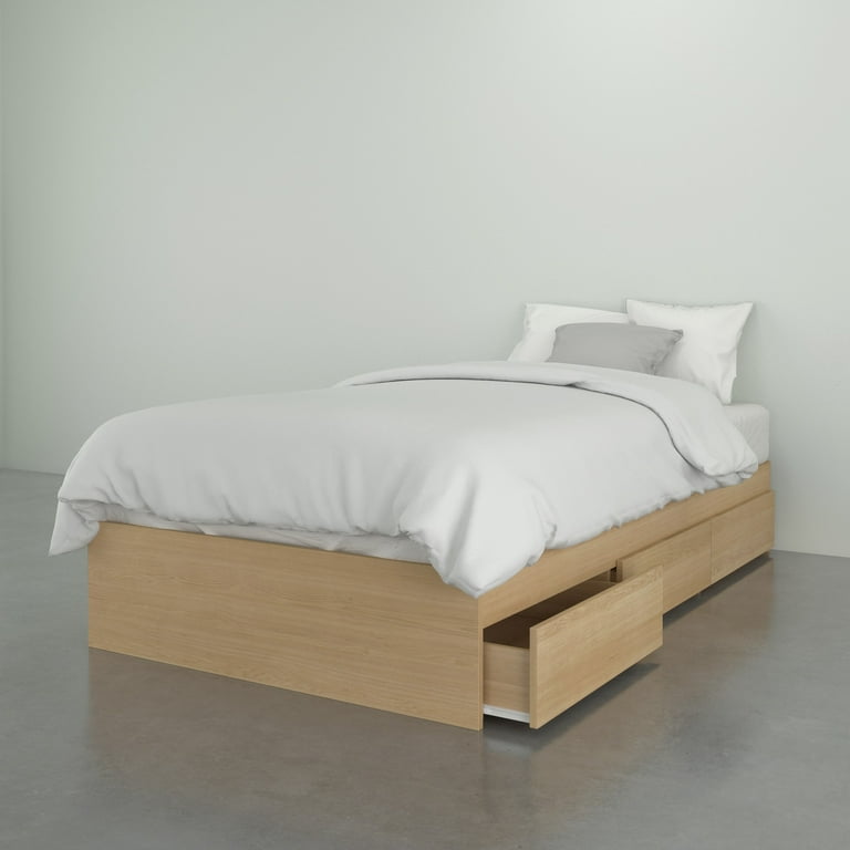Solid maple twin bed cheap frame