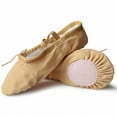 thumbnail image 1 of Nexete Girls Canvas Ballet Slipper/Ballet Shoe/Yoga Dance Shoe (Toddler/Little Kid/Big Kid/Women/Boy), 1 of 5