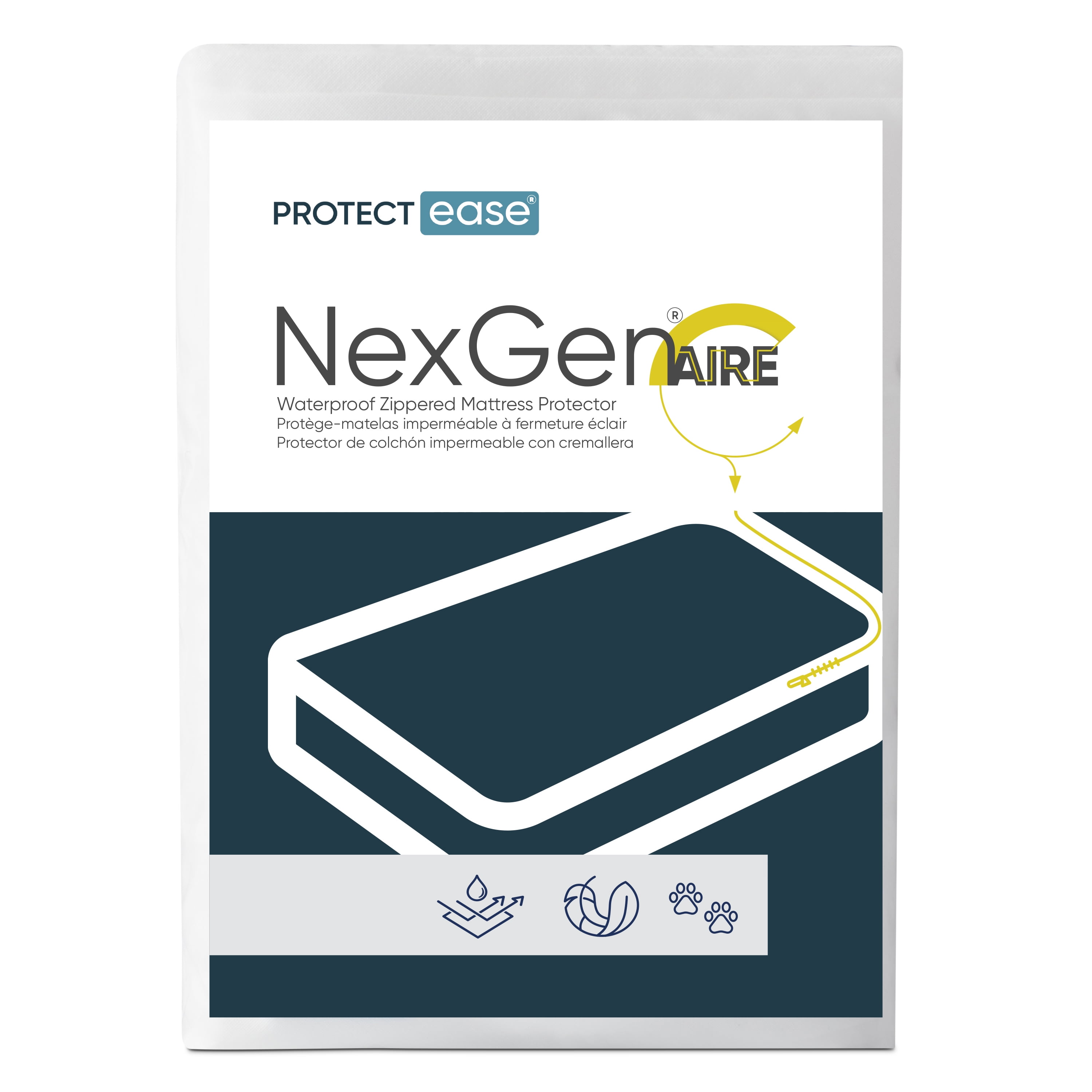 NexGen Aire Queen Mattress Encasement with Waterproof and Hypoallergenic Features