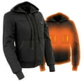 thumbnail image 1 of Nexgen Heat MPL2713SET Women Black 'Heated' Front Zipper Fiery Hoodie Jacket for Outdoor Activities 3X-Large, 1 of 9