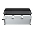 thumbnail image 1 of Nexgrill 2-Burner Propane Gas Tabletop Griddle, 19,000 BTUs, 323 SQ In, Stainless Steel Control Panel, Small Portable Propane Griddle for Outdoor Cooking, Camping, BBQs, and More - 820-0061, 1 of 7